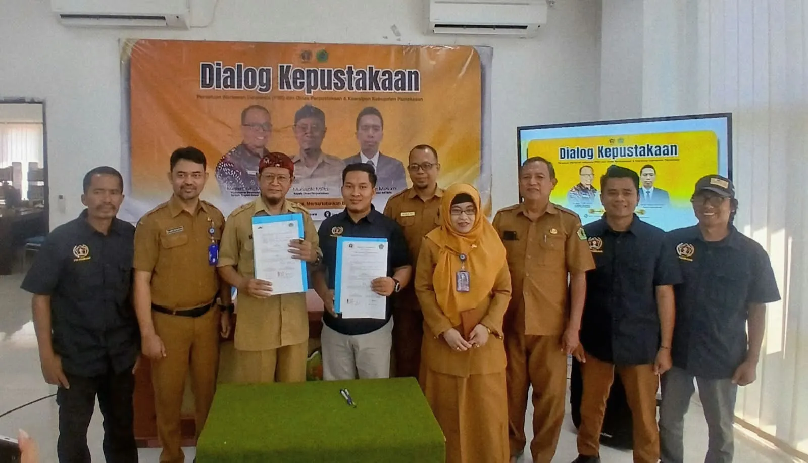 PWI Pamekasan dan Dinas Perpustakaan Teken MoU Peningkatan Literasi