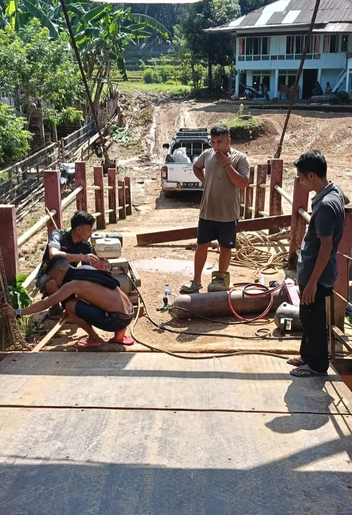 Kades Batumpang Bantah Mobil Triton Membawa Alat PETI, Kini Jembatan Sudah Diperbaiki 