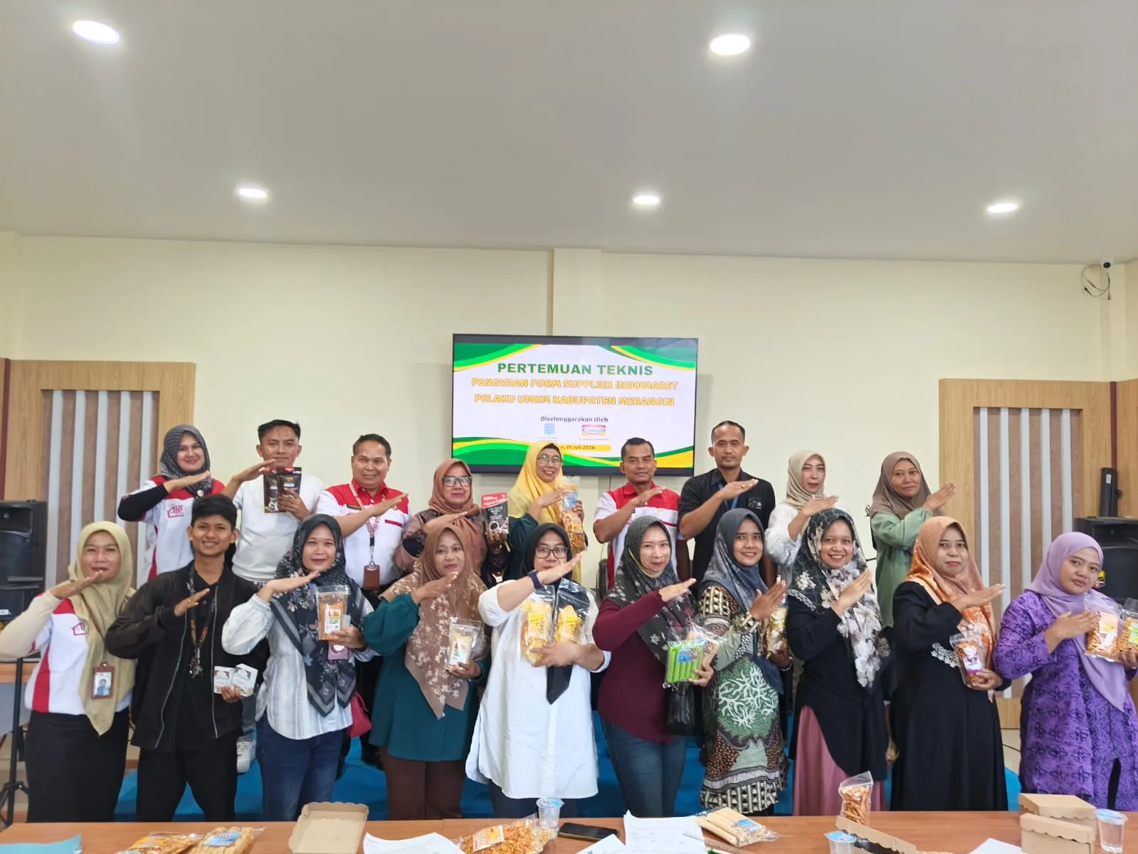17 Produk UMKM Unggulan Merangin Resmi Masuk Tahap Finalisasi Supplier Indomaret
