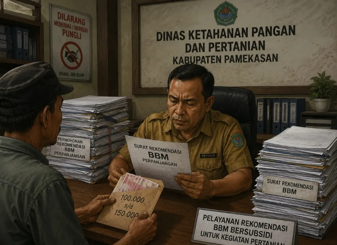 Aktivis Minta APH Selidiki Dugaan Pungli Rekomendasi BBM di DKPP Pamekasan