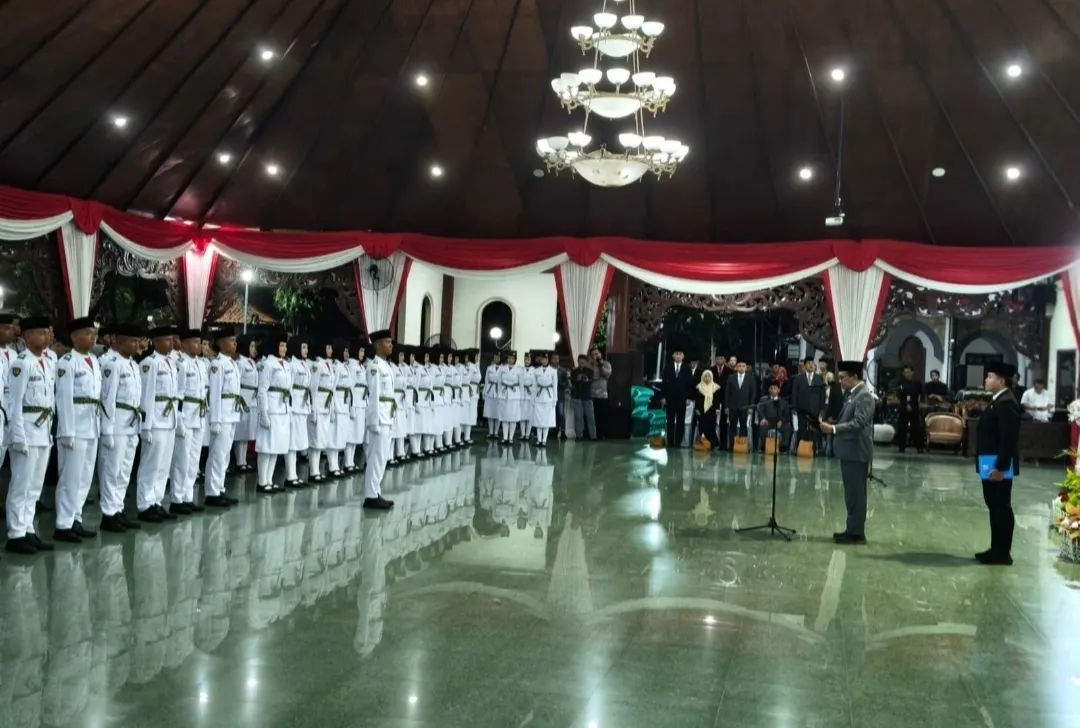 Paskibraka Pamekasan Resmi Dikukuhkan, Ali Masykur: Ini Kehormatan dan Tanggung Jawab