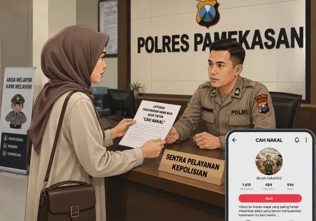 Disebut Terlibat Penadahan, Nurul Khotimah Adukan Akun TikTok “CAH NAKAL” ke Polisi