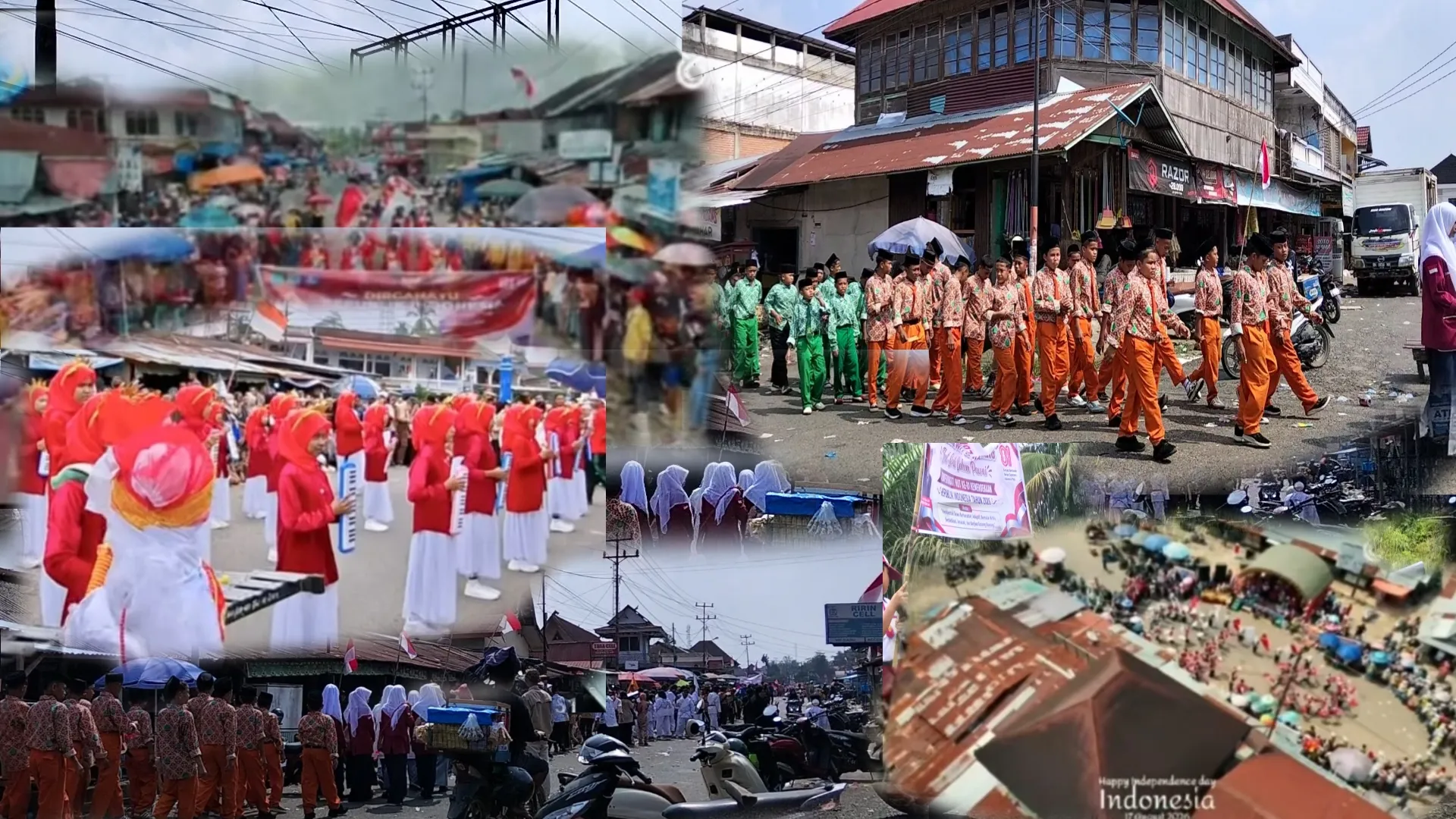 Ribuan Masyarakat Tabir Padati Pawai RI ke 81, Peserta Buat Antraksi Memukau Induk Tabir Berteriak Histeris