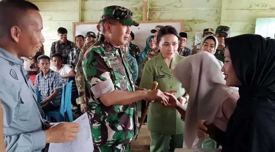 TMMD ke 128 Kodim 0420/Sarko Masyarakat Bersyukur Sangat Terbantu 