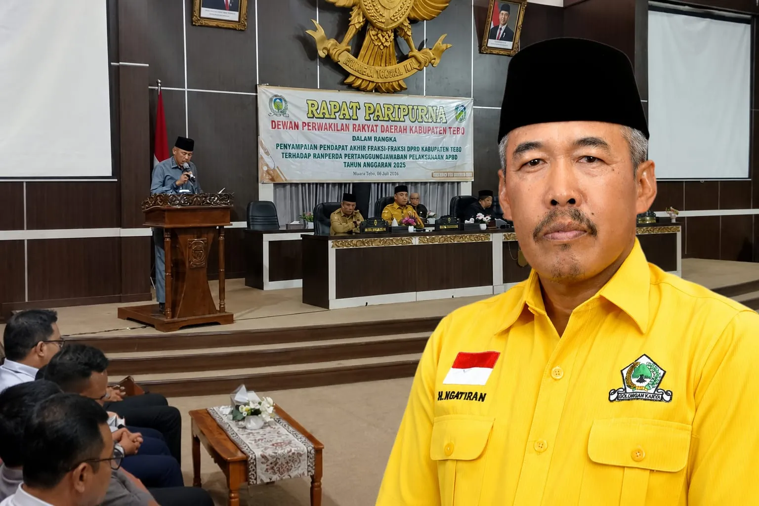 Golkar Minta Deposito BLUD RSUD Tebo di Bank Jambi, Soroti Pelayanan, CSR, PDAM dan Jalan Perintis