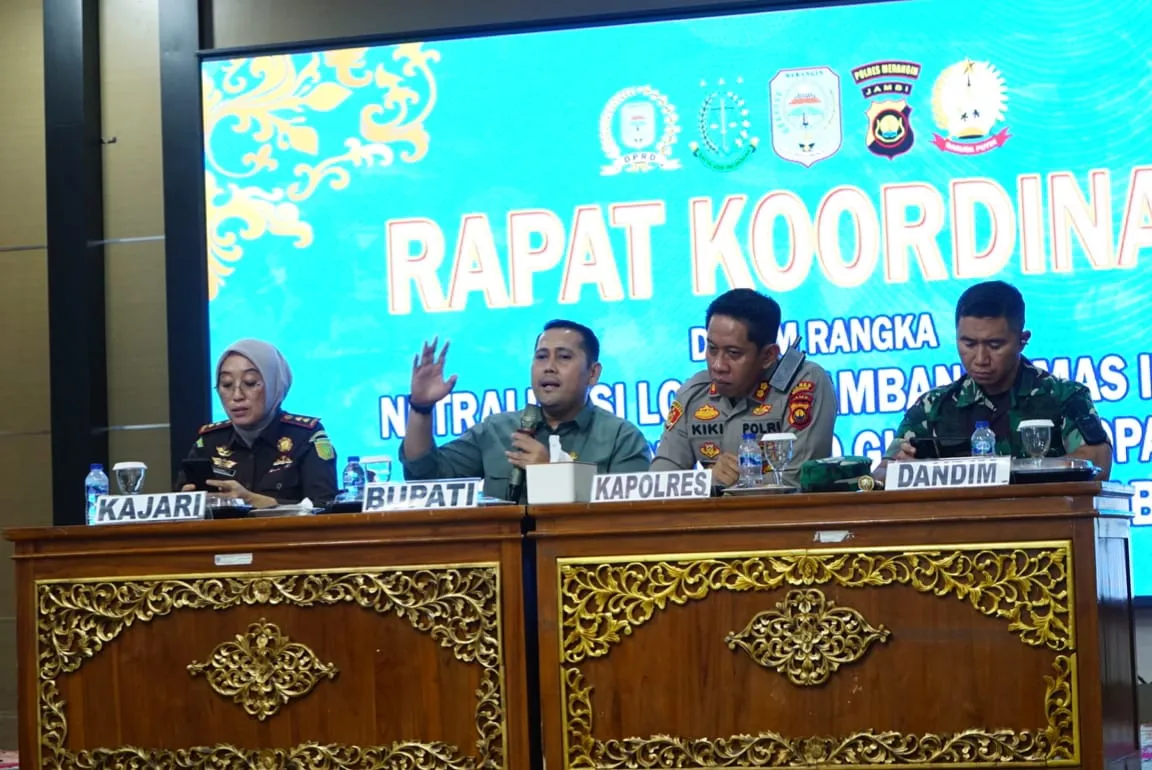 Pemkab Merangin Sapu Bersih Tambang Ilegal Alias PETI Demi Selamatkan Warisan Dunia