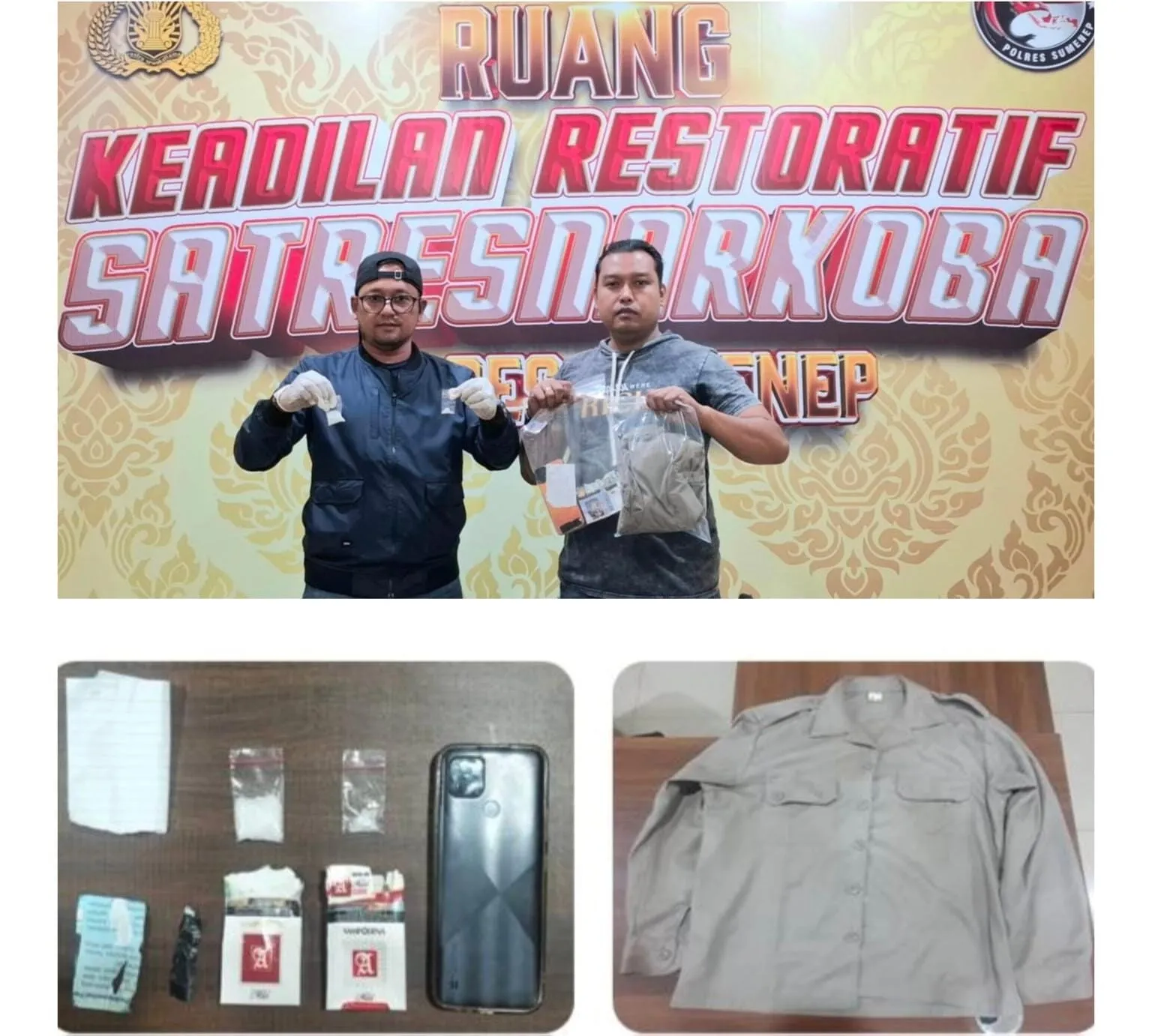 Satresnarkoba Polresta Sumenep Ungkap Kasus Sabu 4,28 Gram