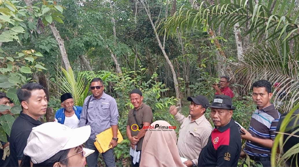 Hakim PN Tebo Cek Sengketa di Sukadamai, Warga Saling Klaim Batas Tanah