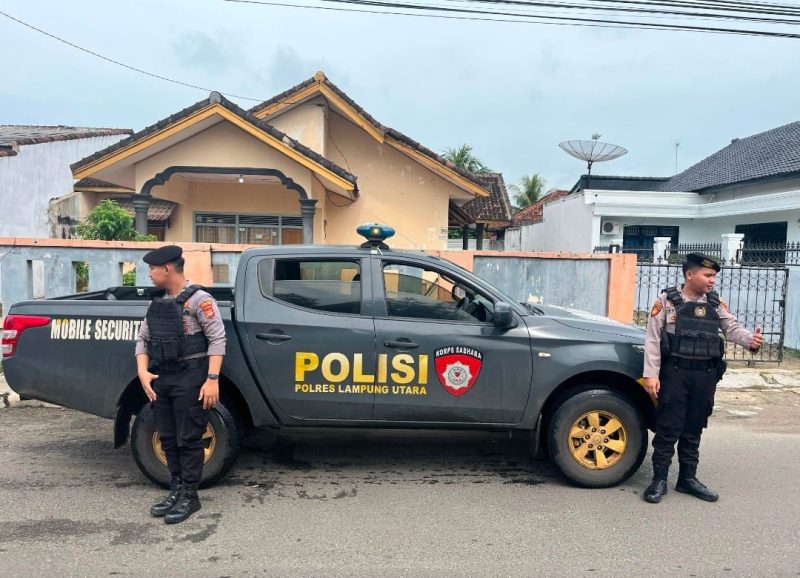Anggota Sat Samapta Polres Lampung Utara gelar patroli beranting, Cegah kriminalitas dan gangguan kamtibmas. Jum'at, 21/02/2025