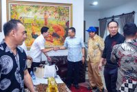 Bambang Seosatyo saat menerima kunjungan pengurus BMW Motorrad Community Indonesia. Jum'at, 21/02/2025