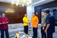 Bambang Soesatyo saat bertemu dengan Wakil Gubernur Jawa Barat Erwan Setiawan, Minggu, 23/02/2025