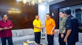 Bambang Soesatyo saat bertemu dengan Wakil Gubernur Jawa Barat Erwan Setiawan, Minggu, 23/02/2025