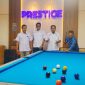 Kepala Disporapar Pamekasan, Fathorrachman membuka HIPMI Billiard Championship, Didampingi ketua HIPMI Pamekasan, Ach Kusairi dan Owner Prestice Cafe dan Billiard, Makmun Sanjari. Senin (17/02/2025).