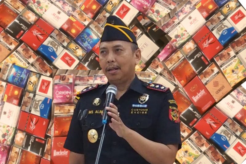 Ilustrasi Kepala Bea Cukai Madura dan maraknya peredaran rokok ilegal di Madura.