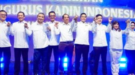Pengukuhan pengurus Kadin Indonesia.