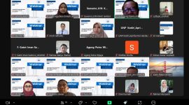 Pelantikan Pengurus Indonesian Mathematics Educators Society (I-MES) Wilayah Jawa Timur Masa Bakti 2025-2027 secara daring.