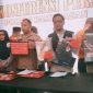 Konferensi pers hasil operasi Pekat Semeru 2025 di Joglo Jokotarub Polres Pamekasan, Rabu (12/3/2025).