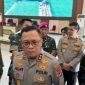 Kapolda Lampung Irjen Pol Helmy Santika beri keterangan soal penembakan menewaskan tiga polisi saat menggerebek judi sabung ayam di Way Kan 