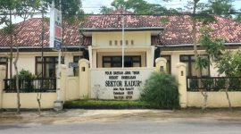 Kantor Polsek Kadur kabupaten Pamekasan.