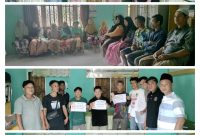 Kades dan Pemdes BPD desa Tanjung Ilir Bagikan BLT, membuat Senyum Sumringah masyarakat (dokumentasi transatu.id)
