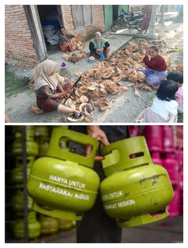 Kelangkaan Gas Elpiji 3 kg dan Kelapa membuat masyarakat menjerit untuk memiliki 