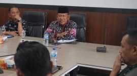 Wakil Bupati Merangin Khafid Moein memimpin Rapat bersama asisten 1