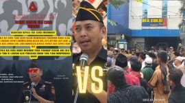 Segerombolan massa diduga pembela bea cukai Madura merecoki agenda aksi Forkot.