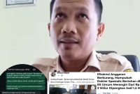 Kepala Samsat Merangin saat dikonfirmasi sejumlah Jurnalis Merangin 