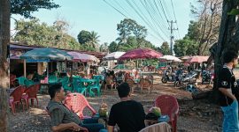 Tampak Lokasi PKL Akasia Mandiri Km 5 Sungai Ulak Bangko