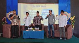 Saat kegiatan halal bihalal IKA PMII Kota Malang untuk zona Pamekasan.