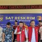 Kasat Reskrim saat melakukan pers rilis