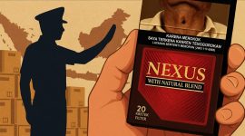 Nexus yang kini jadi pendatang baru sebagai produk rokok ilegal