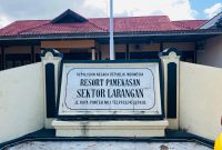 Kantor Polsek Larangan, Pamekasan, Madura.