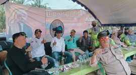 Fota bersama Kades SE Tabir Timur dan Tabir Ilir, Waka Polsek diarena Singkut Sungai Bulian 