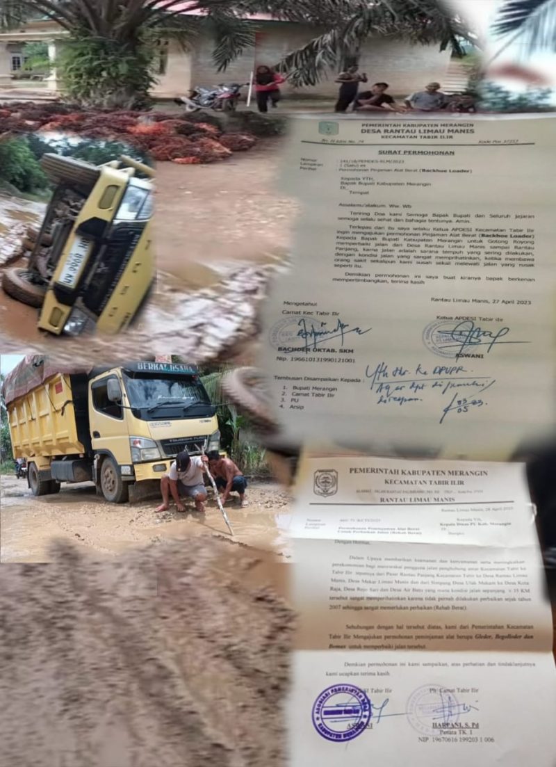 Foto Surat Bupati Mashuri Nilwan dan Surat Bupati Syukur Khafid yang cepat ditanggap