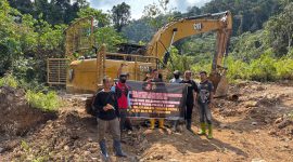 Polisi Amankan Dua Alat excavator 