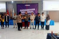 CEO PT Oil Erdindo Contraction dan PT ISG-T, H. Rudianto yang akrab disapa Boss HR dalam Sarasehan Nasional bertema 