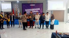 CEO PT Oil Erdindo Contraction dan PT ISG-T, H. Rudianto yang akrab disapa Boss HR dalam Sarasehan Nasional bertema 