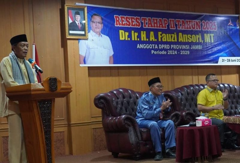 Sekda Merangin dampingi DPRD Provinsi Jambi reses