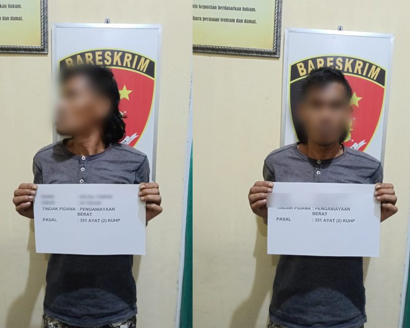 Pelaku penyerangan petani