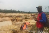 Lokasi pertambangan emas ilegal 
