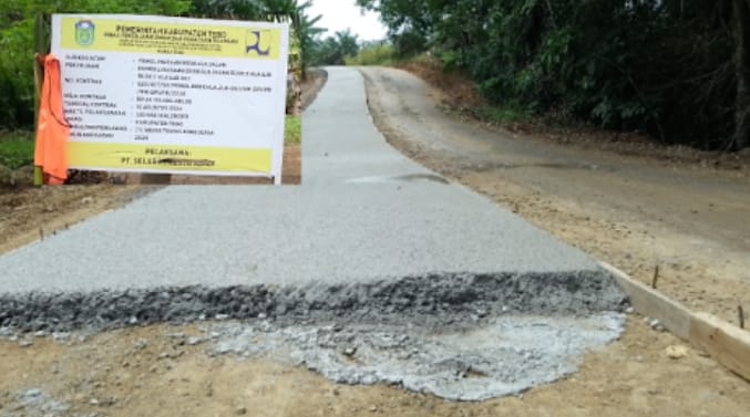 Proyek dinas PUPR Tebo jadi temuan BPK