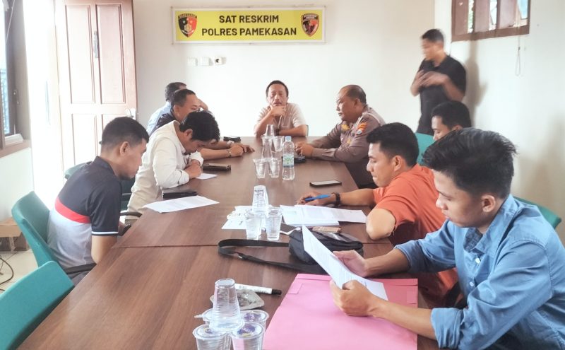 Forkot gelar audiensi ke Polres Pamekasan, Selasa (10/6/2025).