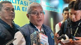 

Kepala BNN, Komisaris Jenderal Marthinus Hukom dalam acara Hari Anti Narkotika Internasional 2025 di Gedung Sasono Utomo, TMII, Jakarta, 26 Juni 2025. Tempo/Vedro Imanuel
