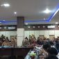 Audiensi antara PT Jebus Maju bersama masyarakat 9 desa penyelesaian masalah tmpal batas di gedung DPRD Merangin 