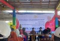 Keterangan:  saat memaparkan materi Sosialisasi Empat Pilar Kebangsaan di Kamal, Bangkalan. (Foto/Istimewa)