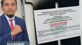 Ketum HIPMI Pamekasan, Ach Kusairi menyoroti tindakan penutupan Teman Jhuang Coffe.