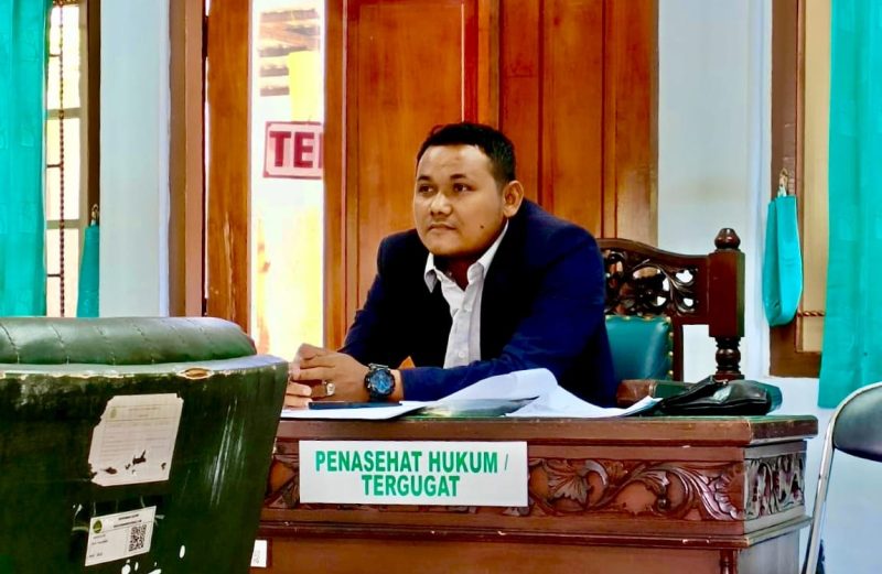 Pengacara Syaikhoni rahman, Burhan Advocate dari Kantor hukum Hans Law Firm.