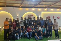 Foto bersama Kapolres Merangin AKBP Kiki bersama wartawan Merangin 