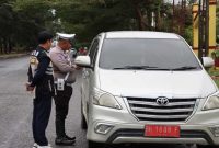 Razia gabungan 34 kendaraan dinas Ditangkap 